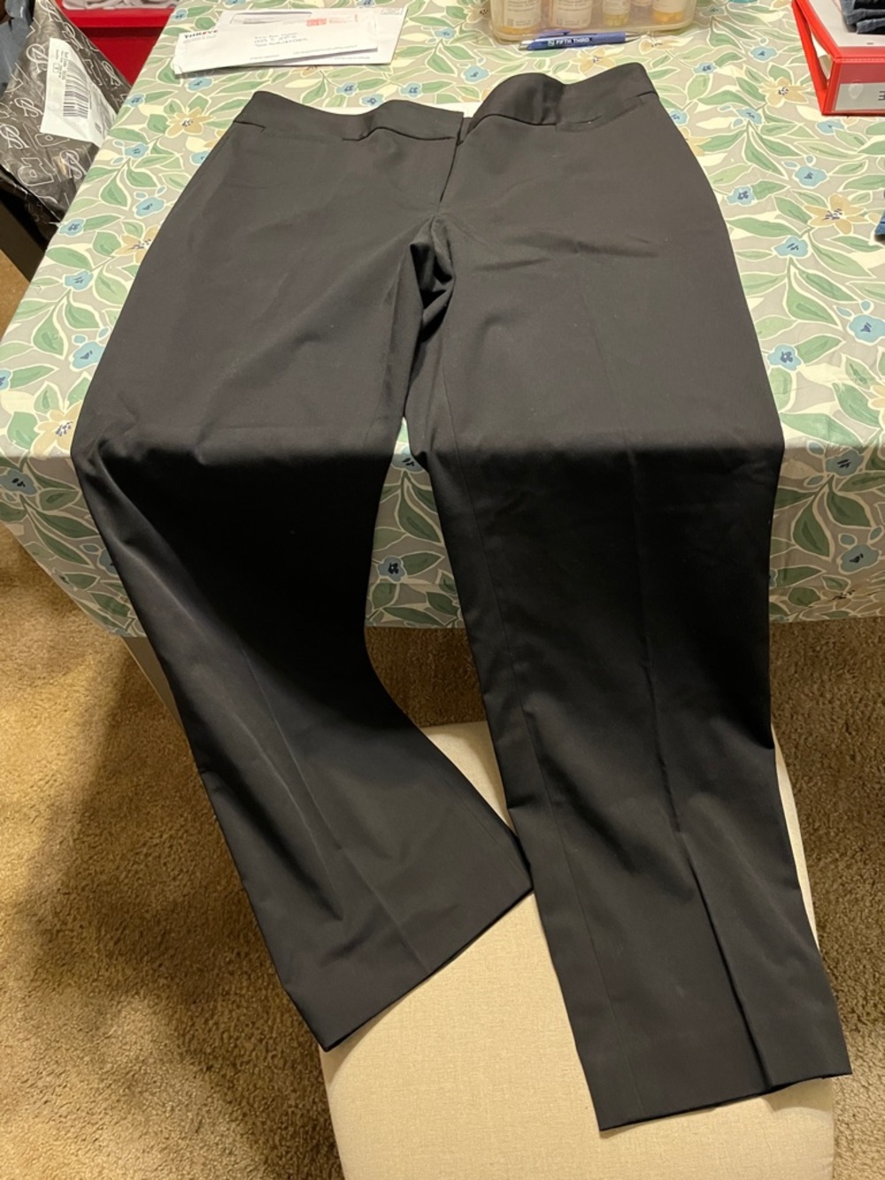Liz Claiborne Women's Black Dress Pants - Straight Leg